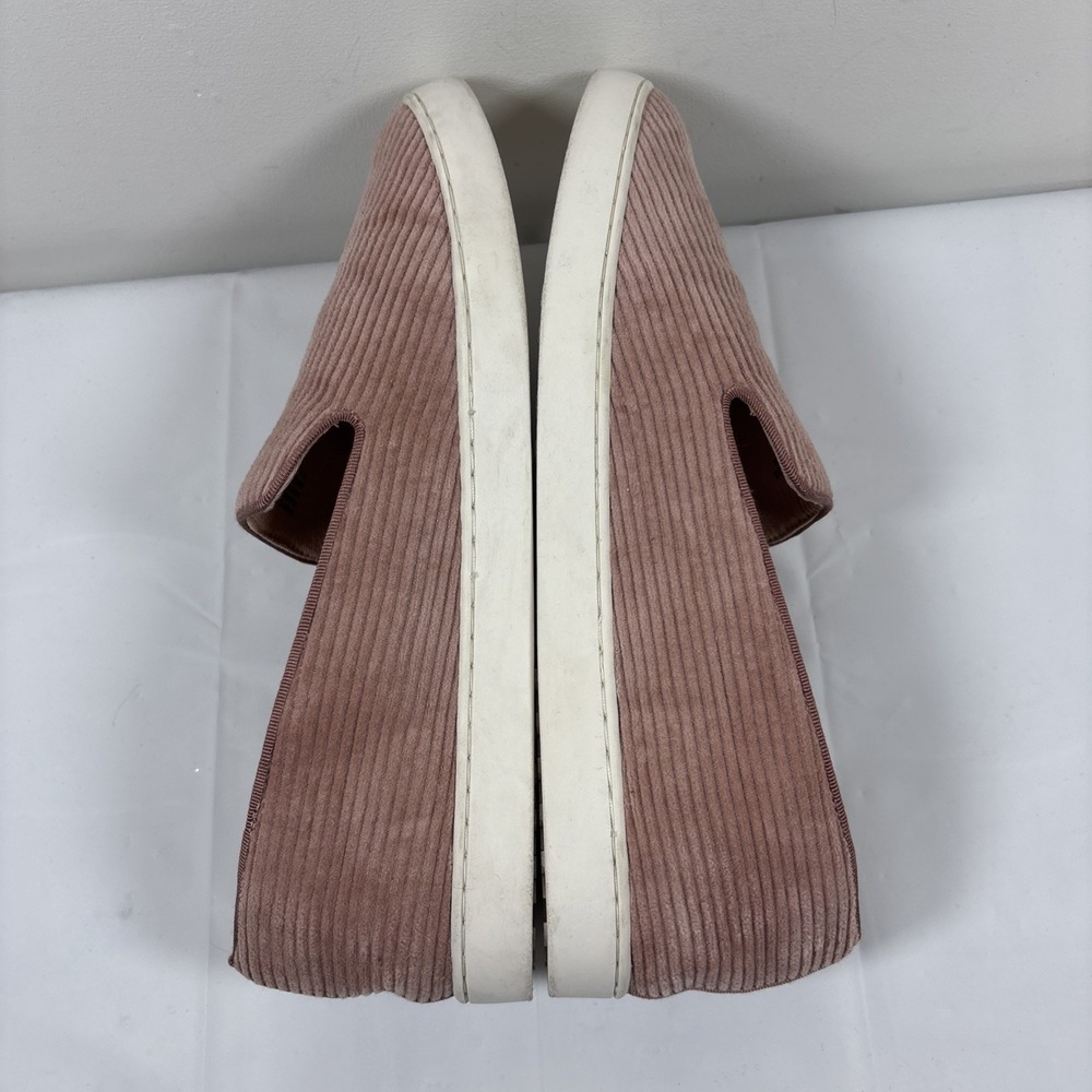 Birdies Womens 10.5 The Swift Sneaker Carnation Pink Corduroy Slip-On Shoes - Picture 7 of 12